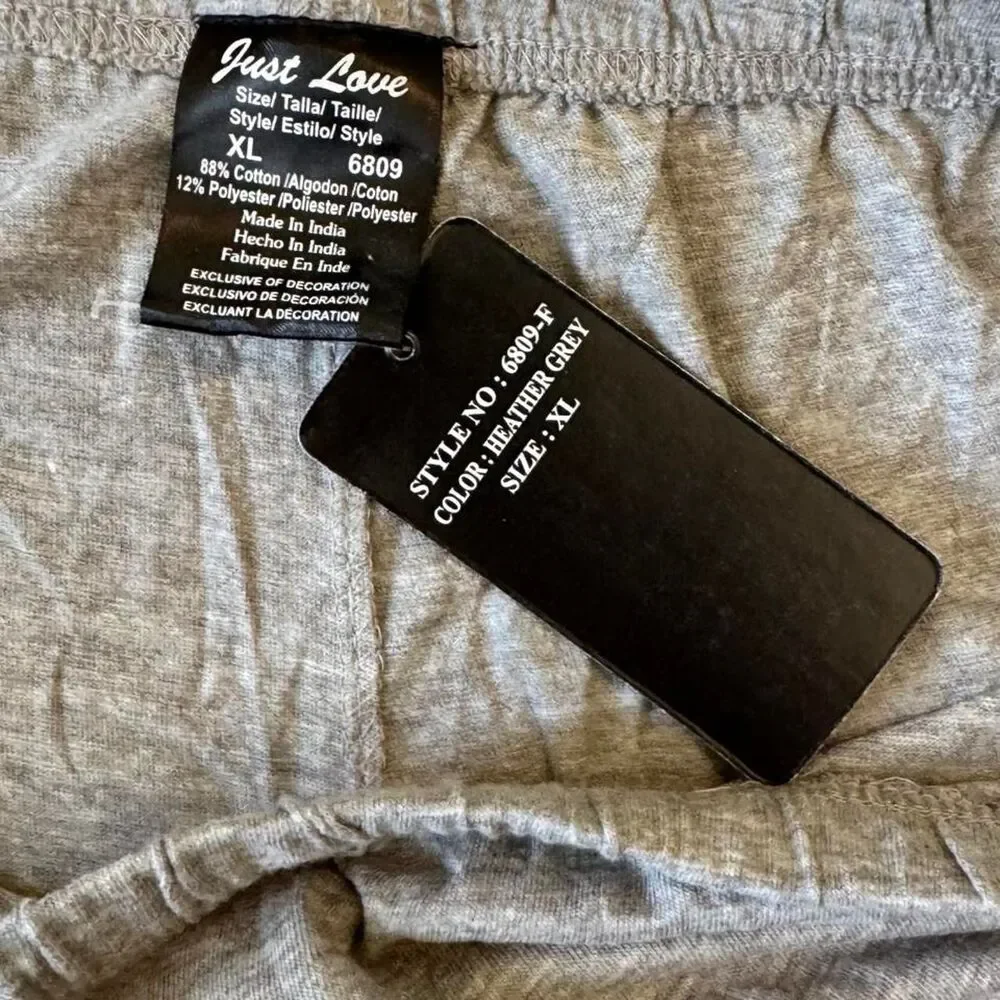 Unbranded Women's Grey and Black Pajamas